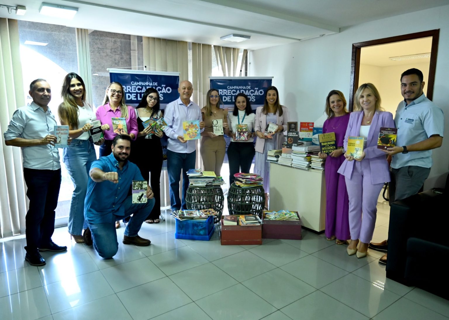 AGEMS realiza campanha de arrecadação de livros em parceria com instituições em MS