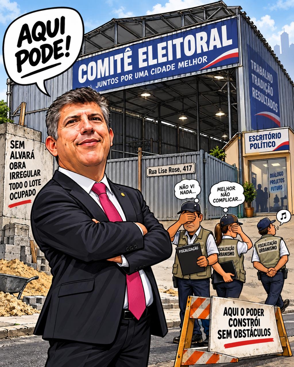 O barracão do poder