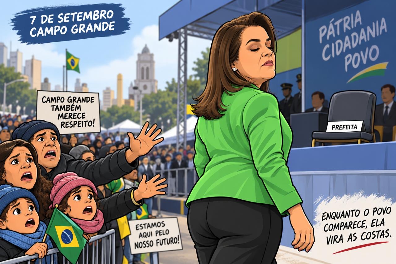 Adriane vira as costas para Campo Grande