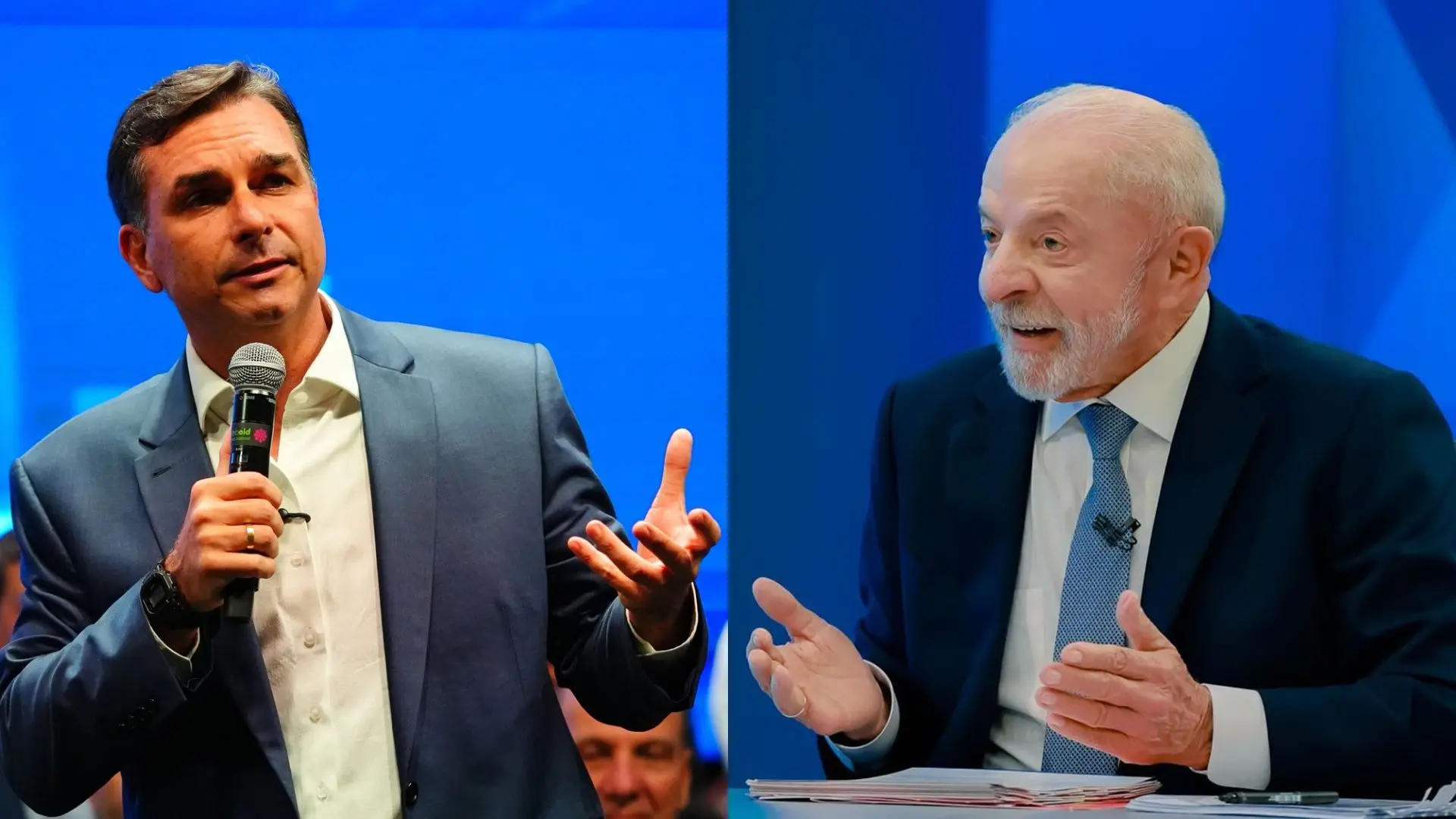 Flávio tem 51,1% e Lula recebe 48,9% das intenções de voto, diz Atlas/Bloomberg